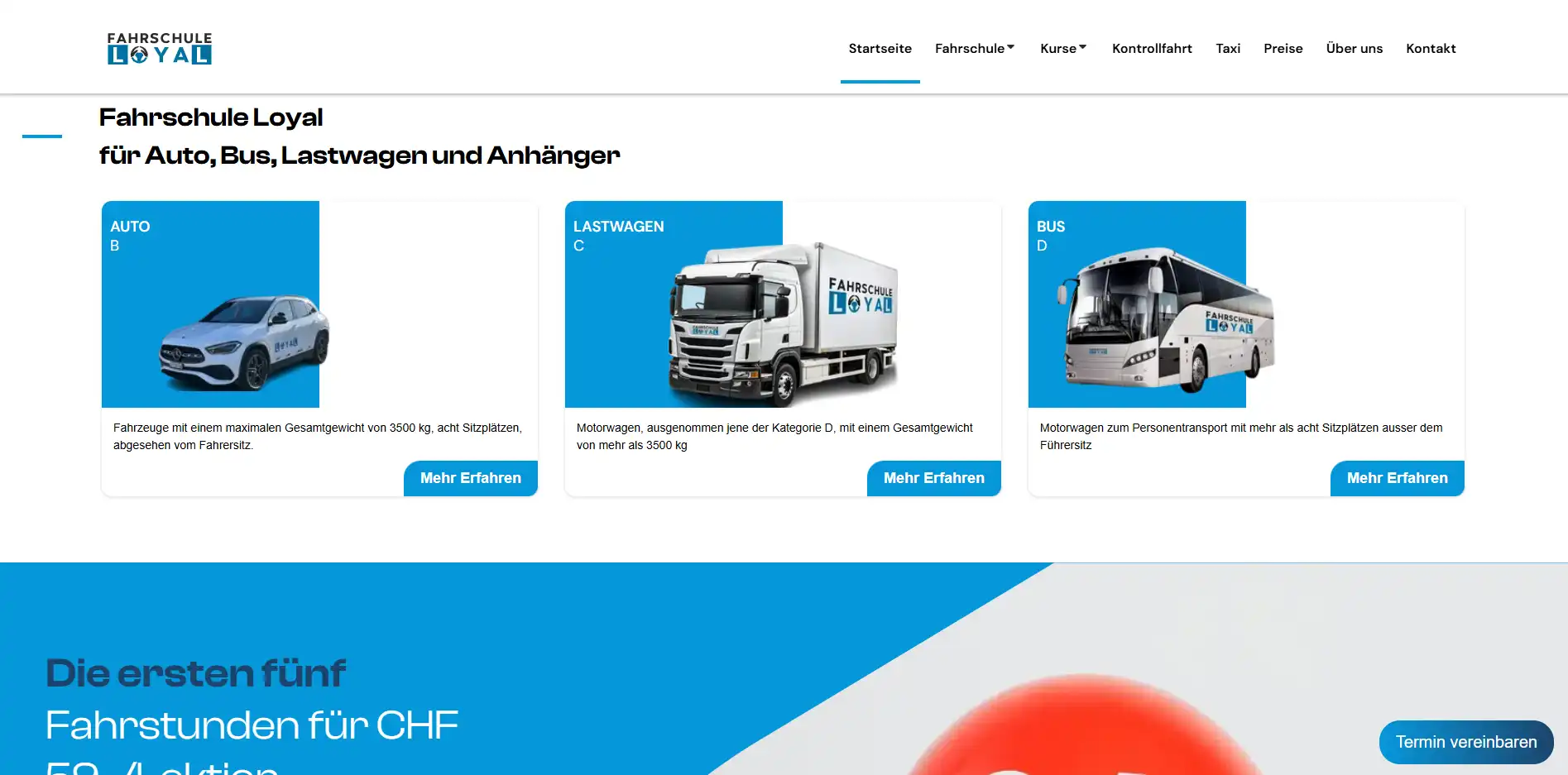 fahrschule loyal desktop services.